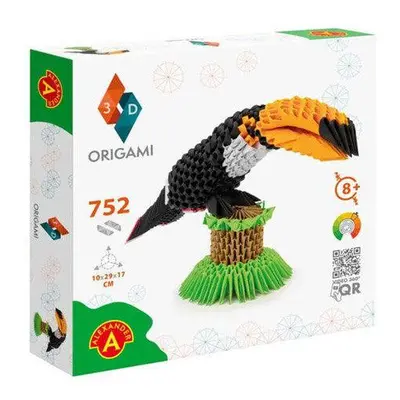 Origami 3D - Tukán