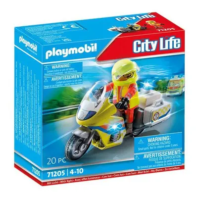 Playmobil 71205: Mentőmotor villogó fénnyel