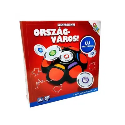 ORSZÁG - VÁROS elektromos társasjáték