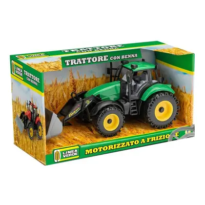 Traktor munkakarral, 25 cm-es