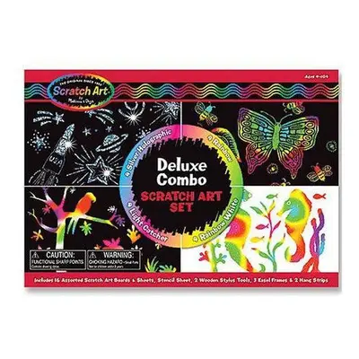 Képkarc, deluxe nagy szett sablonnal, Melissa & Doug