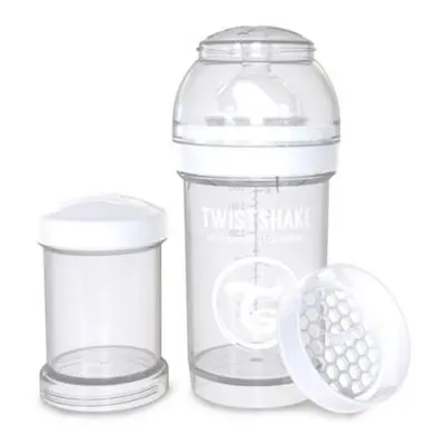 Twistshake Kólika elleni cumisüveg 180 ml-es, fehér