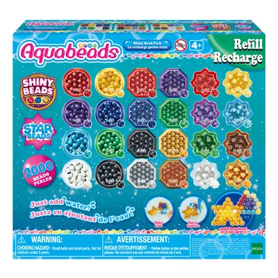 Aqua Beads fényes gyöngyök utántöltő szett 2000 db-os