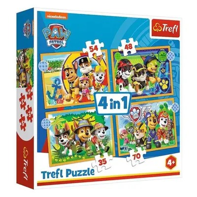 Mancs Őrjárat: Holiday 4 az 1-ben puzzle - Trefl