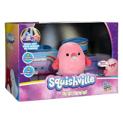 Squishville mini plüss játékkészlet - 80s Disco