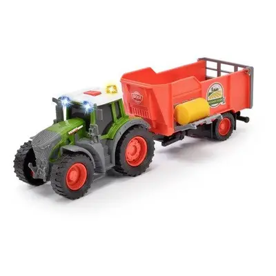 Dickie - Fendt traktor utánfutóval 26 cm-es