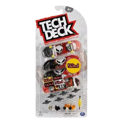 Tech Deck - 4-es csomag Blind piros