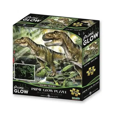 T-Rex fluoreszkáló 100 db-os puzzle