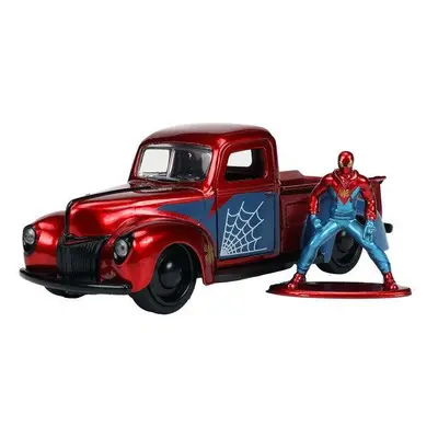 Marvel - Pókember Ford Pickup 1941 fém autómodell figurával 1:32