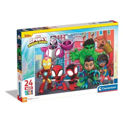 Clementoni: Marvel - Spidey és szuperhős barátai Maxi puzzle 24 db-os