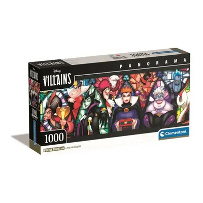 Clementoni: Disney - Villains panoráma puzzle 1000 db-os