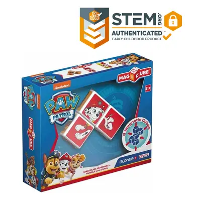 Geomag Magicube Mancs őrjárat építőkocka szett, 3 db-os - Marshall, Rubble, Zuma