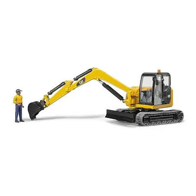 Bruder - Caterpillar mini excavator munkással