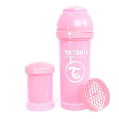 Twistshake Kólika elleni cumisüveg 260 ml-es, pink