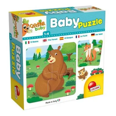 Erdő 6x4 db-os baby puzzle - Carotina