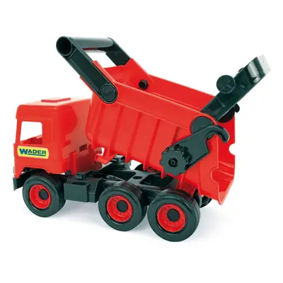 Wader Middle Truck dömper - piros, 38 cm-es