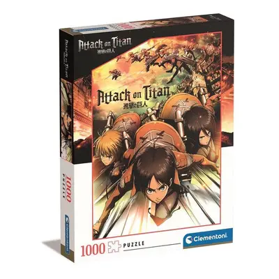 Clementoni Attack on Titan anime puzzle, 1000 db-os