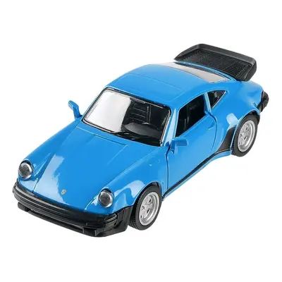 Fém kisautó 1:32-es méretarány - Porsche 911 Turbo 3.3 (kék)