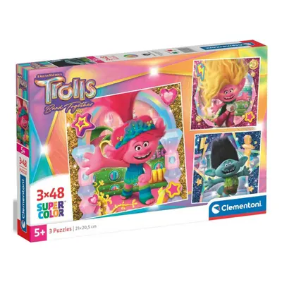 Clementoni - Trollok 3 puzzle 3 x 48 db-os