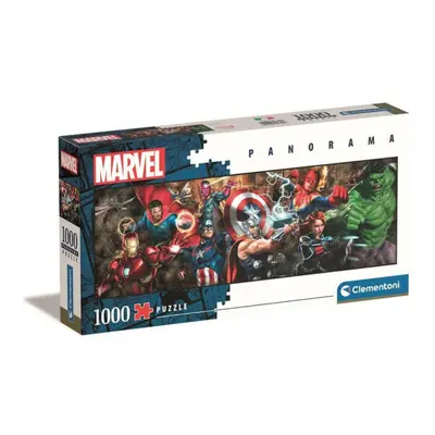 Clementoni - Marvel szuperhősök panoráma puzzle 1000 db-os