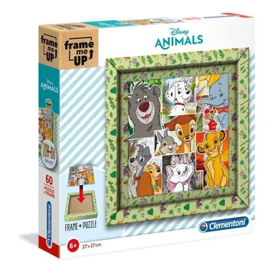 Disney állatok puzzle képkerettel 60 db-os