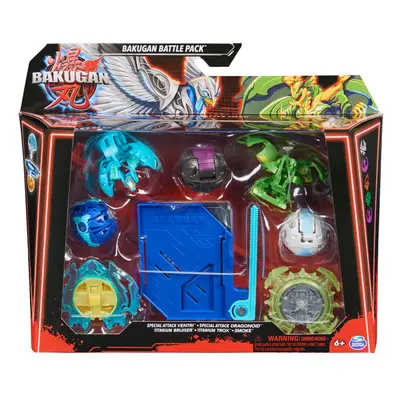 Bakugan Battle Pack - Special Attack Ventri és Dragonoid, Bruiser, Trox, Smoke