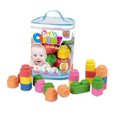 Clemmy Baby puha építőkockák 24 db-os