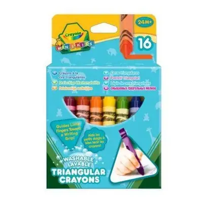 Crayola 16 db tömzsi háromszög zsírkréta