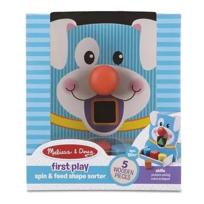 Melissa & Doug Pörgesd és etesd formaegyeztető játék