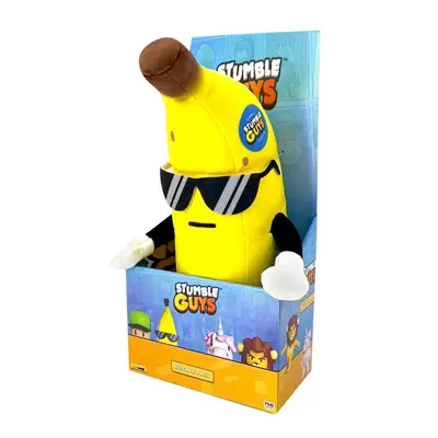 Stumble Guys ölelnivaló plüssfigura 30 cm-es - Banana Guy