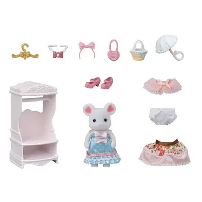 Sylvanian Families Városi divat szett mályvacukor egérrel