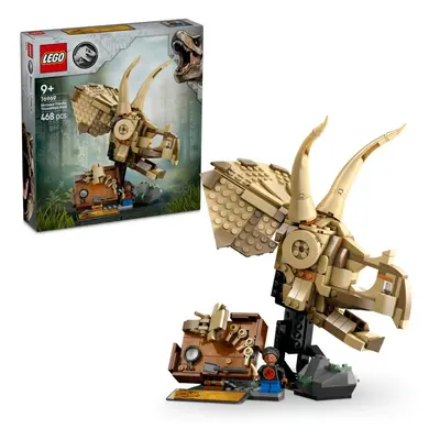 LEGO® Jurassic World: 76969 Dinómaradványok: Triceratops-koponya