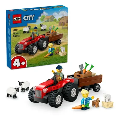 LEGO® City: 60461 Piros traktor, utánfutó és juhok