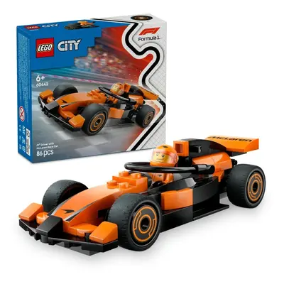 LEGO® City: 60442 F1®-es pilóta McLaren versenyautóval